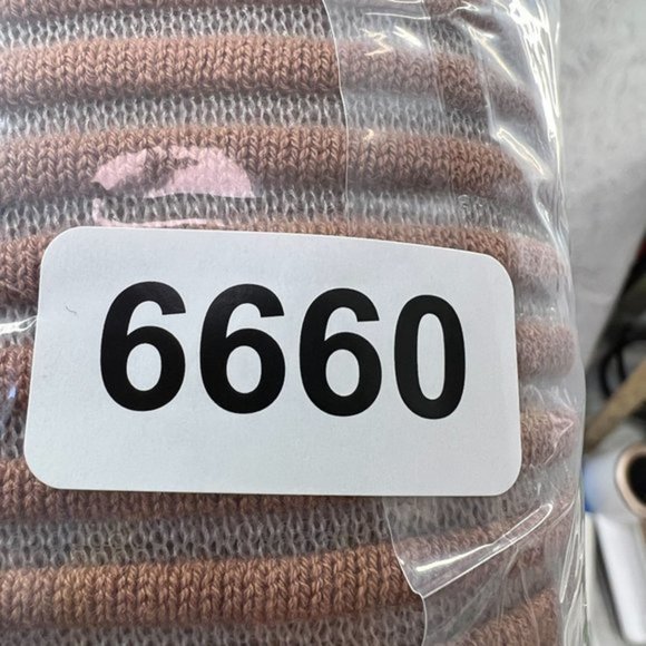 MARLA WYNNE Cardigan‎ Topper Chestnut Brown Striped Mesh Lagenlook Oversized XS - Picture 10 of 10